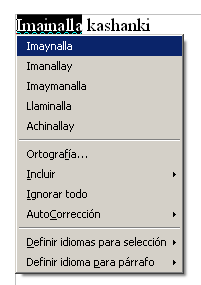 Corregir ortografa en OpenOffice